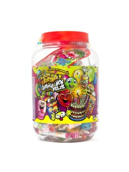 MINI CUBO CANDY MIX CUMPLEAÑOS 750GR JL SURTIDO