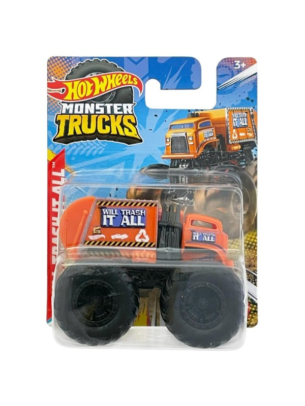 Hot Wheels Mini Monster Trucks - Will Trash It All