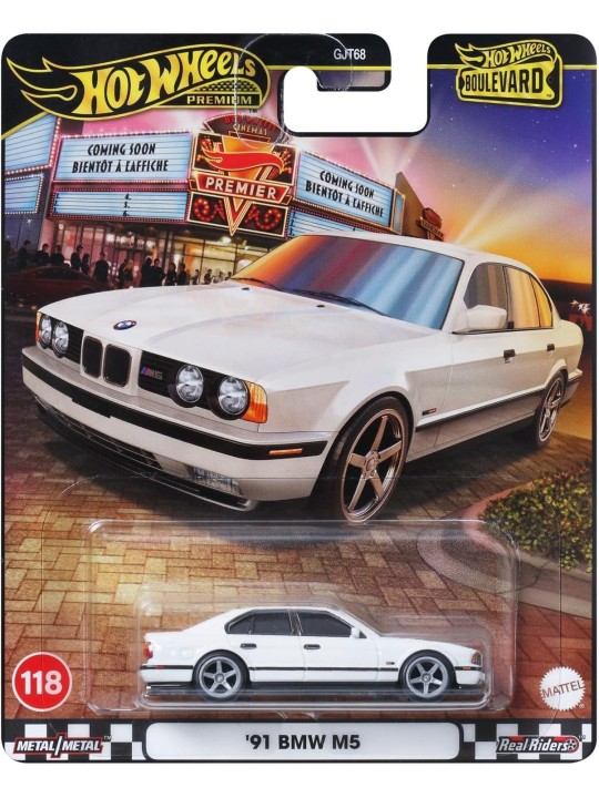 Hot Wheels Premium Boulevard - '91 BMW M5 White