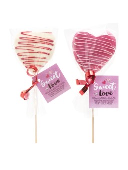PIRULETA NUBE Y CHOCOLATE POPS CORAZÓN 30GR
