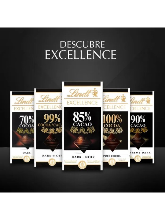 TABLETA LINDT 85% ROBUST DARK 100G