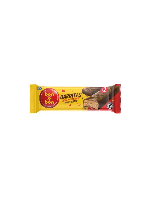 BARRITAS BON O BON CREMA CACAHUETE 40G