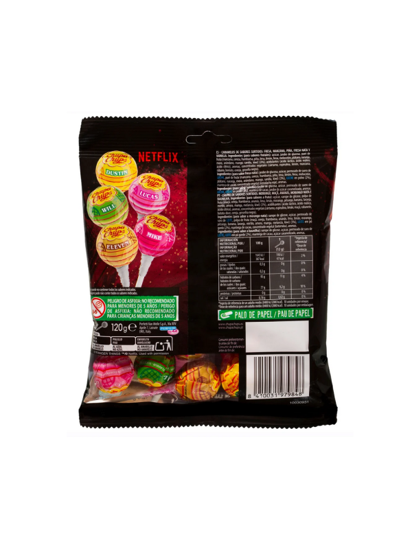 CHUPA CHUPS STRANGER THINGS USD BOLSA 10 UD
