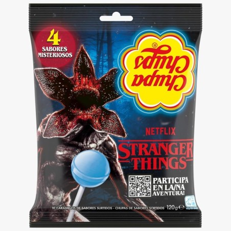 CHUPA CHUPS STRANGER THINGS USD BOLSA 10 UD