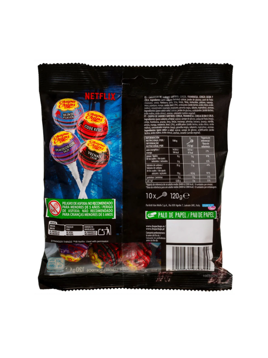 CHUPA CHUPS STRANGER THINGS USD BOLSA 10 UD