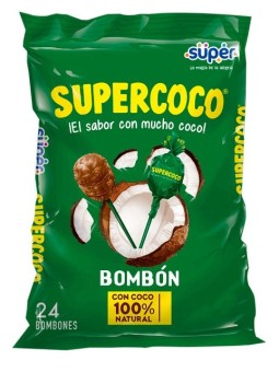 BOLSA SUPERCOCO CHUPETA BOMBOM 24UND