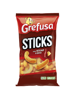 GREFUSA STICKS SABOR KETCHUP & QUESO