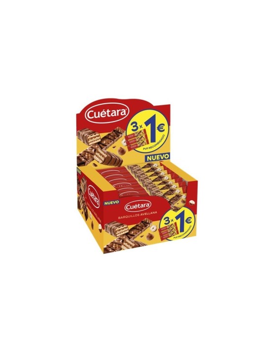 WAFER CUETARA  AVELANA 3X1