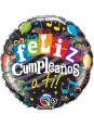 GLOBO FOIL 18" FELIZ CUMPLEAÑOS A TI
