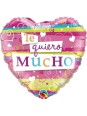 GLOBO FOIL 18" TE QUIERO MUCHO
