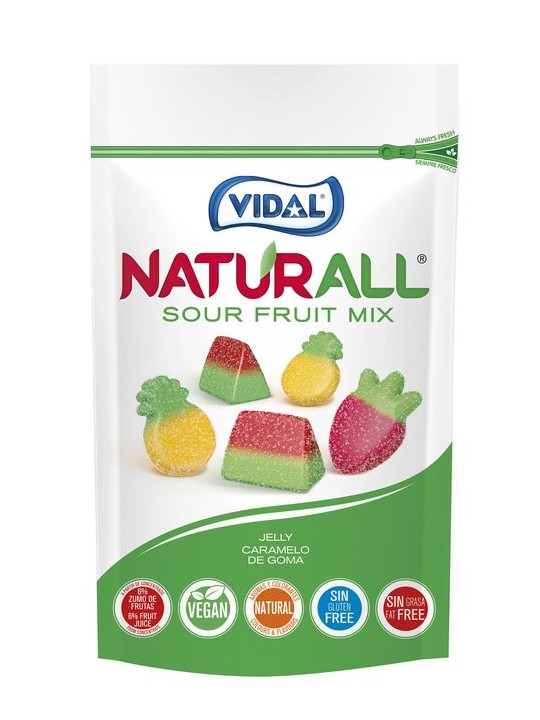 NATURALL SOUR FRUIT MIX 180G
