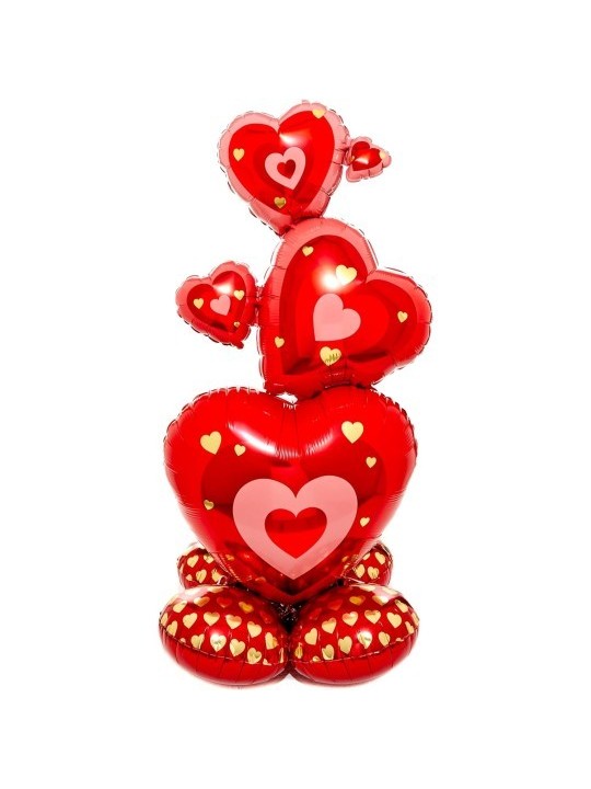 AIRLOONZ CORAZONES 63X139CM