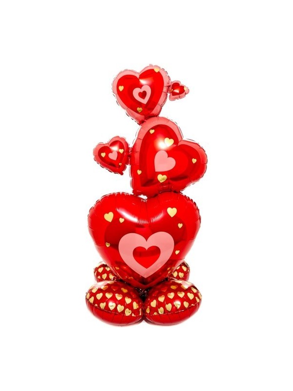 AIRLOONZ CORAZONES 63X139CM