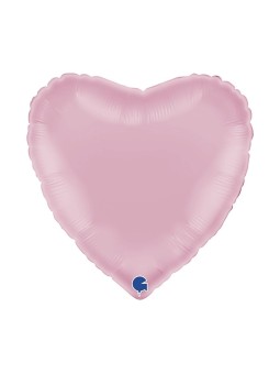GLOBO FOIL 18" CORAZON ROSA BRILLO
