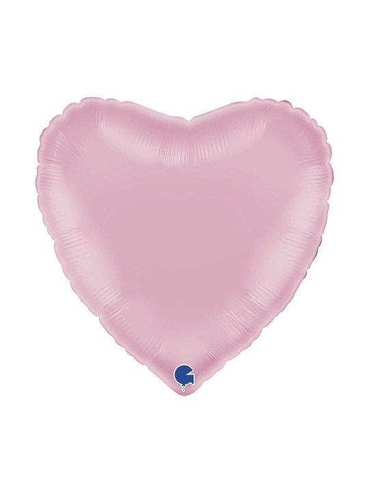 GLOBO FOIL 18" CORAZON ROSA BRILLO