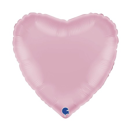 GLOBO FOIL 18" CORAZON ROSA BRILLO