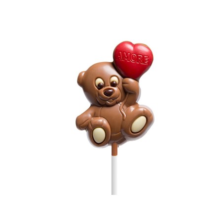 PIRULETA CHOCOLATE OSITO SAN VALENTIN 30G