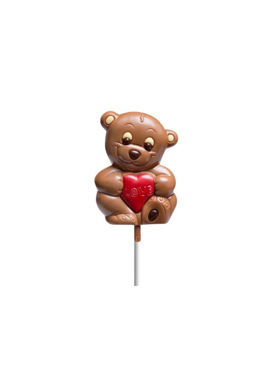 PIRULETA CHOCOLATE OSITO SAN VALENTIN 30G