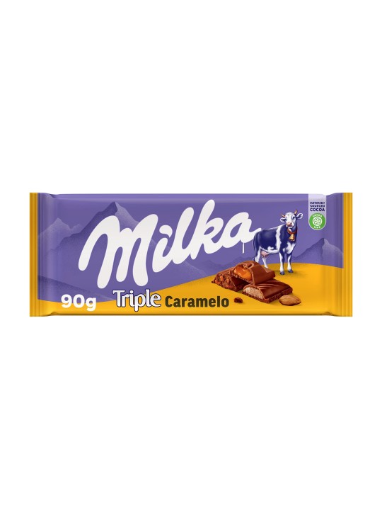 MILKA TRIPLE CARAMELO 90G