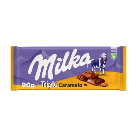 MILKA TRIPLE CARAMELO 90G