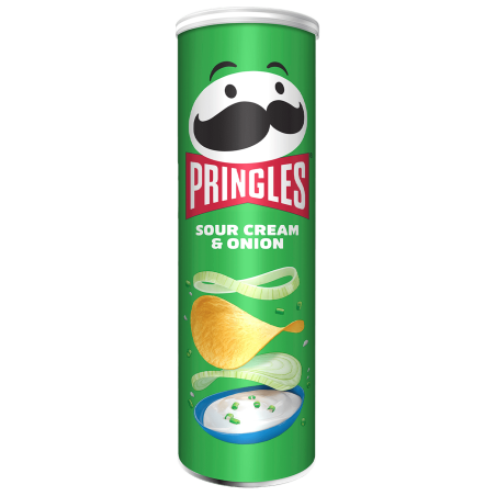 PRINGLES SOUR & CREAM 165GR