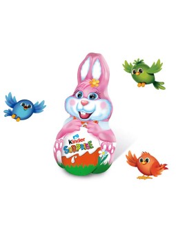 KINDER FIGURA CONEJO PASCUA 75G ROSA