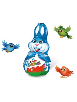 KINDER FIGURA CONEJO PASCUA 75G AZUL