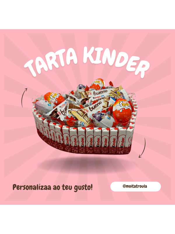 TARTA KINDER CORAZÓN