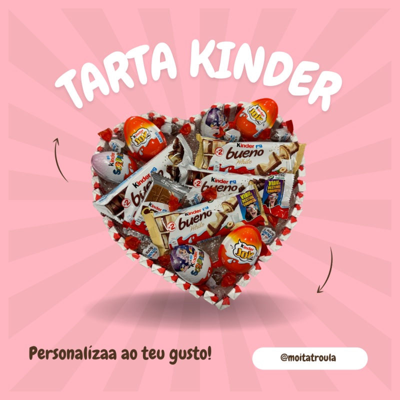 TARTA KINDER CORAZÓN