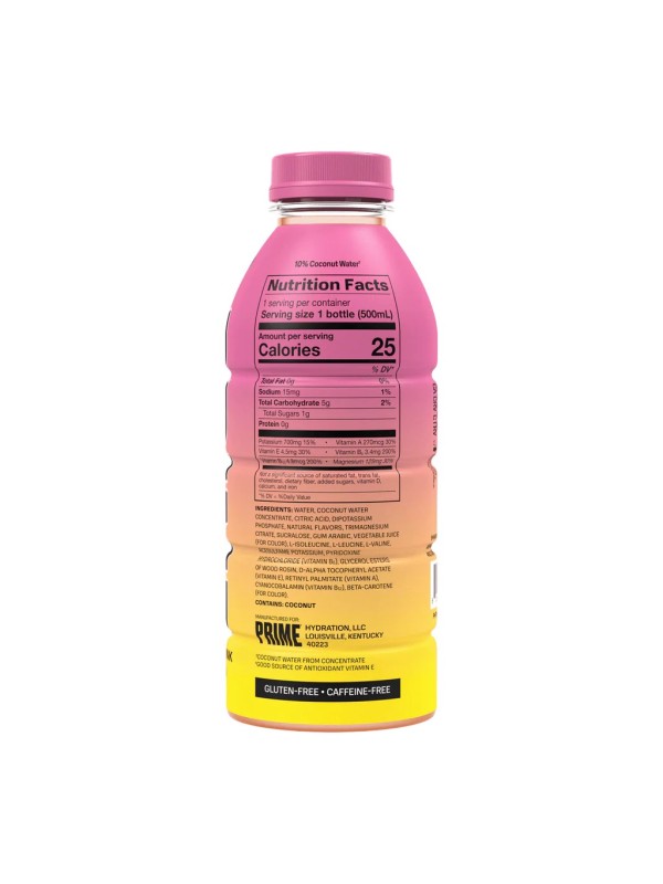PRIME BEBIDA STRAWBERRY BANANA 500ML
