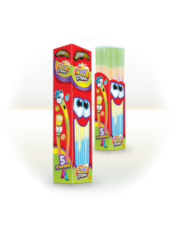 CAÑAS XXL FRUIT STRAWS JOHNY BEE