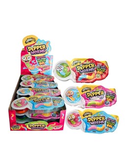 DIPPER WORMS SOUR GEL 60G JOHNY BEE