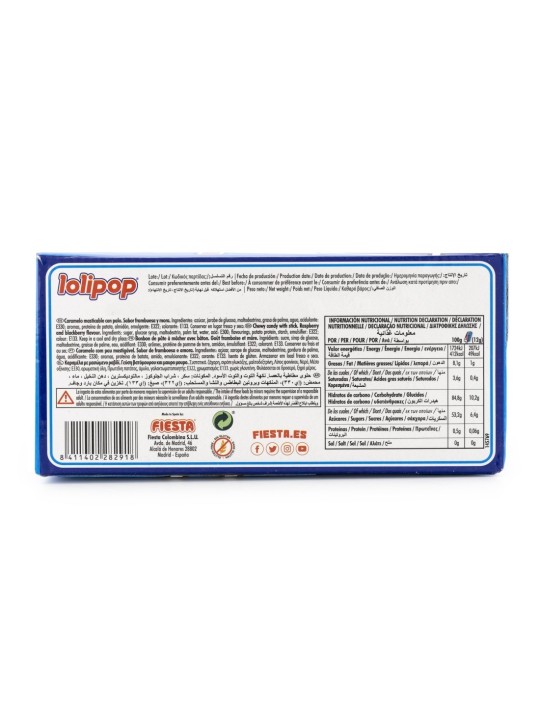 FIESTA LOLIPOP PINTALENGUAS 84G