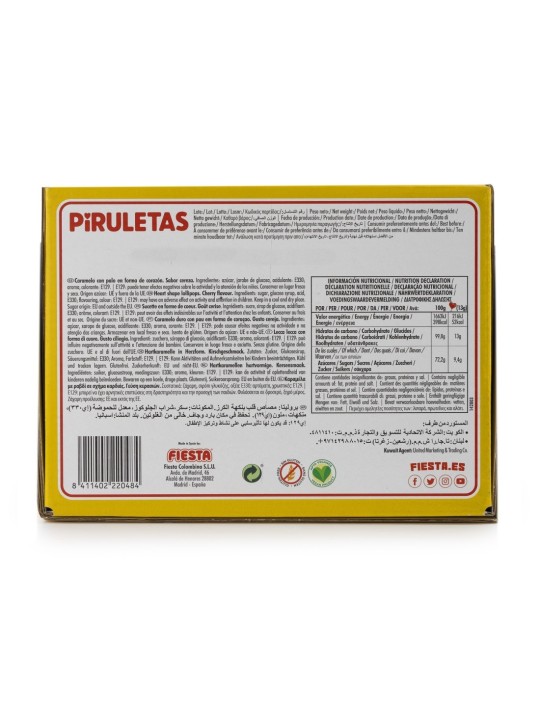 PIRULETA CORAZON FIESTA 13G