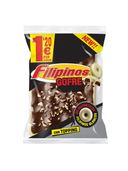 FILIPINOS GOFRE CON TOPPING BLANCO 100GR