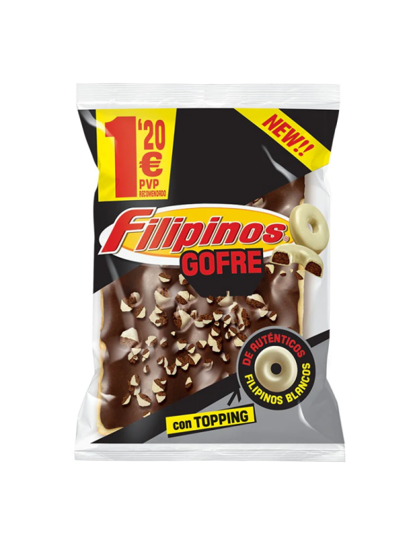 FILIPINOS GOFRE CON TOPPING BLANCO 100GR
