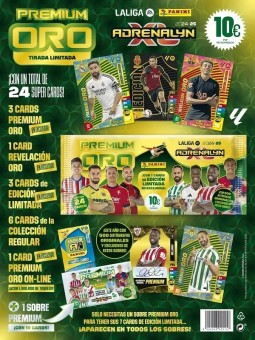CROMOS PREMIUM ORO ADRENALYM LALIGA 24/25