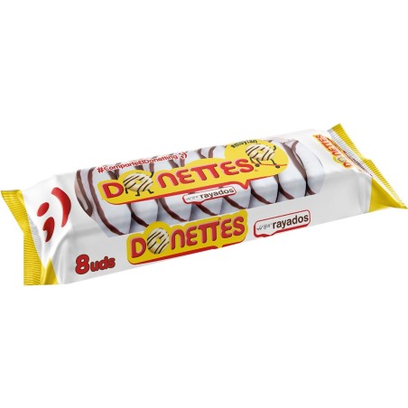 DONETTES RAYADOS 8+1UD