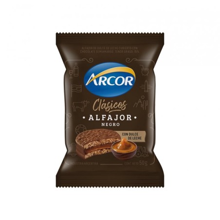 ALFAJOR DULCE LECHE NEGRO 50G
