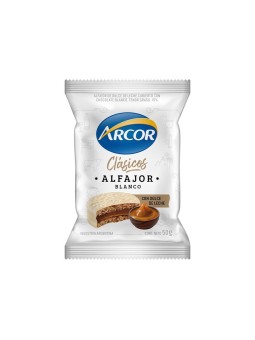 ALFAJOR DULCE LECHE BLANCO 50G