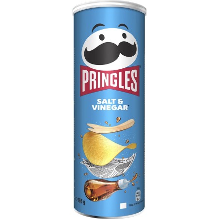 PRINGLES SALT & VINEGAR 165GR
