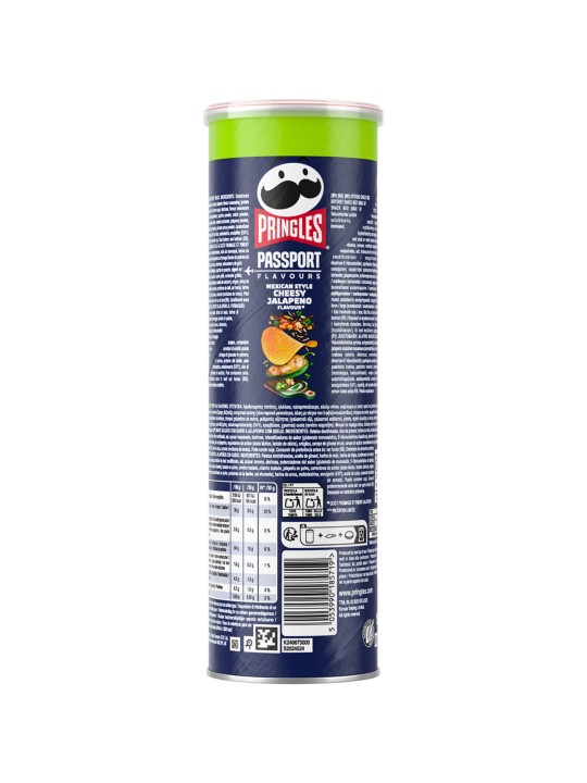 PRINGLES CHEESY JALAPÈÑO MEXICAN STYLE 165GR