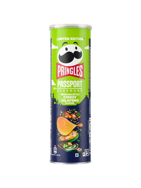 PRINGLES CHEESY JALAPÈÑO MEXICAN STYLE 165GR