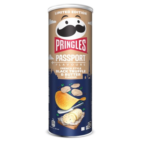 PRINGLES BLACK TRUFFLE & BUTTER 165GR