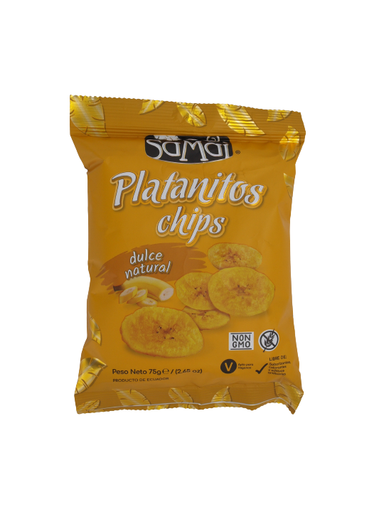 PLATANITOS CHIPS DULCE NATURAL 75G