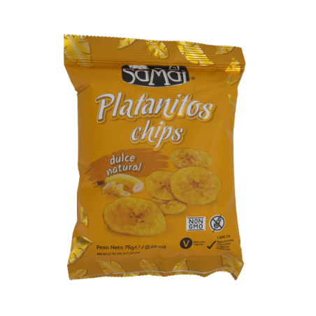 PLATANITOS CHIPS DULCE NATURAL 75G