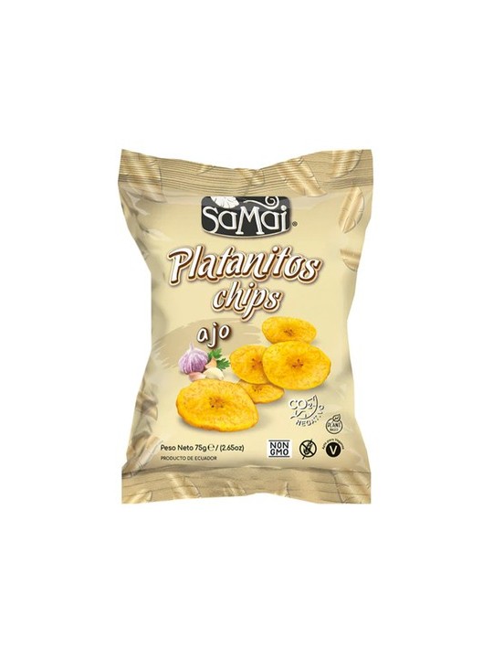 PLATANITOS CHIPS AJO 75G