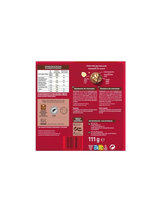 CAJA ROJA CREACTIONS AVELLANA 110G
