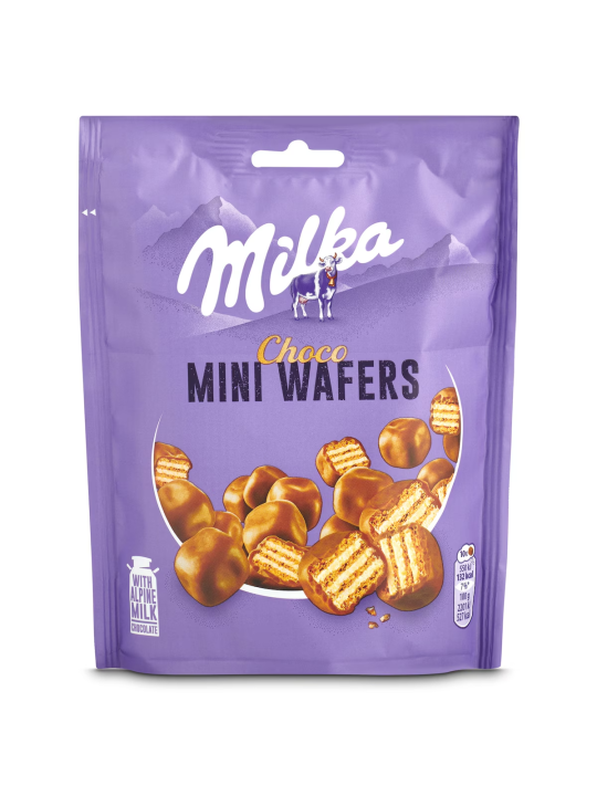 MILKA CHOCO MINI WAFERS 110G