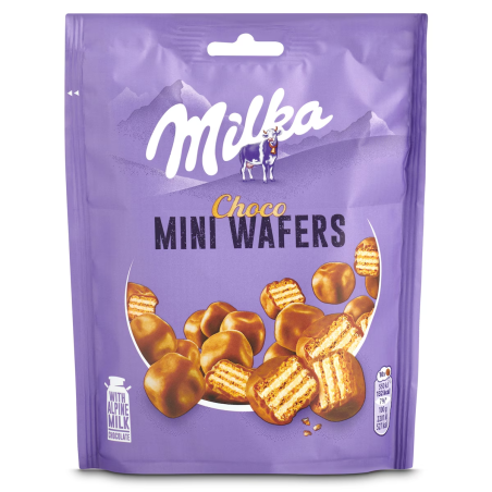 MILKA CHOCO MINI WAFERS 110G